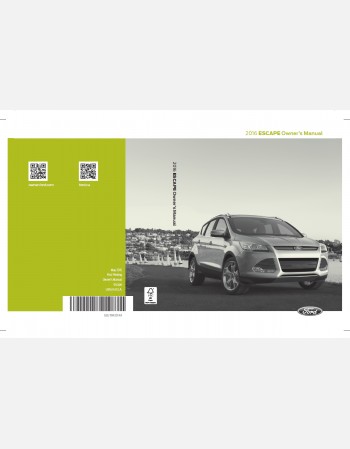 ford escape 2016 owners manual